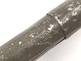 Kaiserreich und 1. Weltkrieg, Spaten Modell 1874. Überlackiertes Stück , gestempelt "Linnemann Patent"