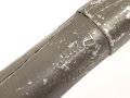 Kaiserreich und 1. Weltkrieg, Spaten Modell 1874. Überlackiertes Stück , gestempelt "Linnemann Patent"