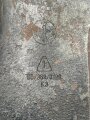 Nationale Volksarmee der DDR, Feldspaten erste Ausführung. Ungereinigtes Stück