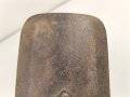 Kaiserreich und 1. Weltkrieg, Spaten Modell 1898, grob gereinigtes Stück, das Holz in Teilen wurmstichig