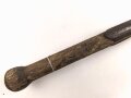 Kaiserreich und 1. Weltkrieg, Spaten Modell 1898, grob gereinigtes Stück, das Holz in Teilen wurmstichig