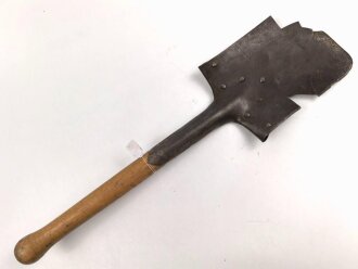 Kaiserreich und 1. Weltkrieg, Spaten Modell 1898, Splitterschaden ?