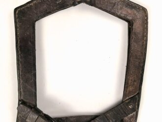 Serbien vermutlich 1.Weltkrieg, lederne Spatentasche, mit Herstellerstempel, ungereinigtes Stück