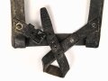 Serbien verrmutlich 1.Weltkrieg, lederne Spatentasche mit Herstellerstempel, ungereinigtes Stück