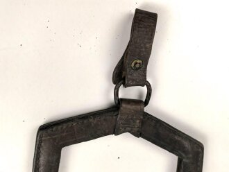 Serbien verrmutlich 1.Weltkrieg, lederne Spatentasche , ungereinigtes Stück