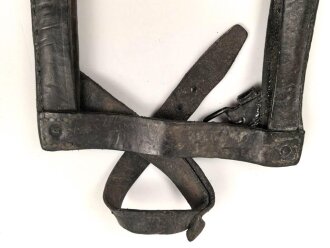 Serbien verrmutlich 1.Weltkrieg, lederne Spatentasche , ungereinigtes Stück