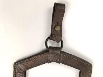Serbien verrmutlich 1.Weltkrieg, lederne Spatentasche , ungereinigtes Stück