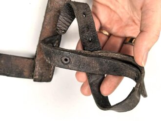 Serbien verrmutlich 1.Weltkrieg, lederne Spatentasche , ungereinigtes Stück