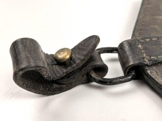 Serbien verrmutlich 1.Weltkrieg, lederne Spatentasche , ungereinigtes Stück