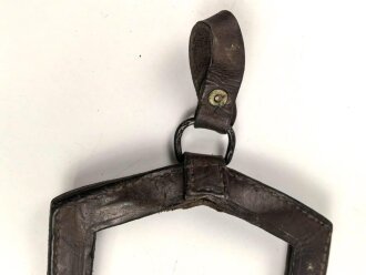Serbien verrmutlich 1.Weltkrieg, lederne Spatentasche , ungereinigtes Stück