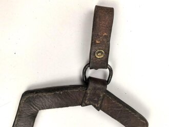 Serbien verrmutlich 1.Weltkrieg, lederne Spatentasche , ungereinigtes Stück