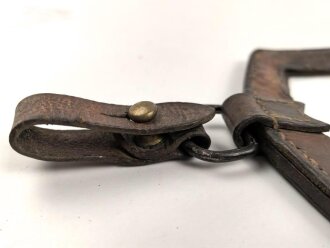 Serbien verrmutlich 1.Weltkrieg, lederne Spatentasche , ungereinigtes Stück