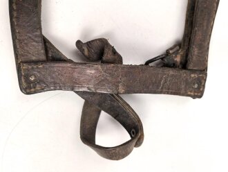 Serbien verrmutlich 1.Weltkrieg, lederne Spatentasche , ungereinigtes Stück