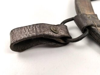 Serbien verrmutlich 1.Weltkrieg, lederne Spatentasche , ungereinigtes Stück