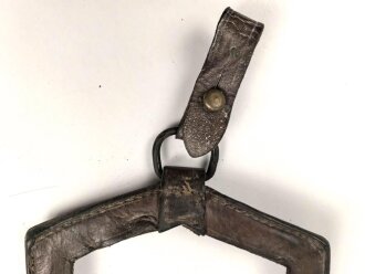 Serbien verrmutlich 1.Weltkrieg, lederne Spatentasche , ungereinigtes Stück