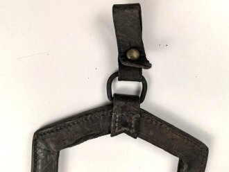 Serbien verrmutlich 1.Weltkrieg, lederne Spatentasche , ungereinigtes Stück