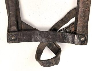 Serbien verrmutlich 1.Weltkrieg, lederne Spatentasche , ungereinigtes Stück