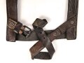 Serbien verrmutlich 1.Weltkrieg, lederne Spatentasche , ungereinigtes Stück