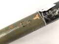 Reichswehr, Spaten Modell 1898, überlackiertes Stück, datiert 1934. Ungereinigt