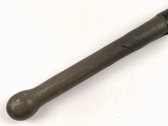 Kaiserreich und 1. Weltkrieg, Spaten Modell 1874. Überlackiertes Stück