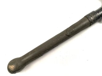 Kaiserreich und 1. Weltkrieg, Spaten Modell 1874. Überlackiertes Stück
