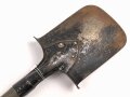 Kaiserreich und 1. Weltkrieg, Spaten Modell 1874. Überlackiertes Stück