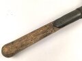 Frankreich 1. Weltkrieg, Spaten ohne Hersteller. Blatt gerissen. Aufgrund der Stempelung auf der linken Seite des Blattes gehe ich von Frankreich aus, typischer "Linnenmann" Spaten, der so auch in einigen anderen Ländern Verwendung fand.