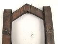 Tschechoslowakei nach 1945, Spatenleder ungereinigt, Leder zum Teil trocken