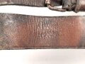 Bulgarien, Spatenleder aus der Zeit des 1. Weltkrieg mit deutschem Hersteller. Guter Zustand, ungereinigt