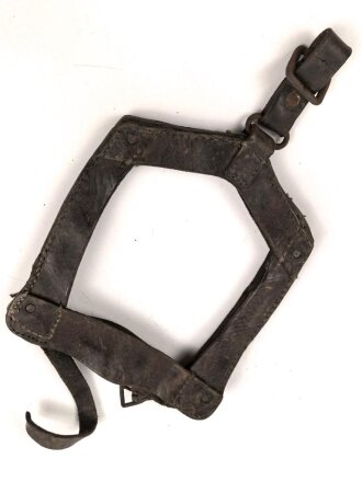 Ungarn , Spatenleder aus der Zeit des 1. Weltkrieg. Für den Spaten M-1910. Ungereinigt
