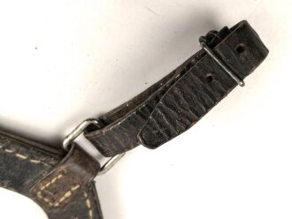 Ungarn , Spatenleder aus der Zeit des 1. Weltkrieg. Für den Spaten M-1910. Ungereinigt