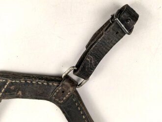 Ungarn , Spatenleder aus der Zeit des 1. Weltkrieg. Für den Spaten M-1910. Ungereinigt