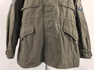 U.S.Army 2. Weltkrieg, REPRODUKTION Feldjacke Modell 1943. Grösse 42R, guter Zustand, Einzelstück aus Sammlungsumstellung