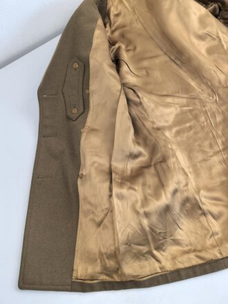 U.S. Army 2. Weltkrieg, 1942 dated officers overcoat, size 37R, good condition