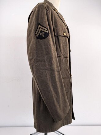 U.S. Army 2. Weltkrieg, "Class A" Ausgehuniform , sehr guter Zustand, datiert 1940, size 40L.