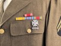 U.S. Army 2. Weltkrieg, "Class A" Ausgehuniform , sehr guter Zustand, datiert 1940, size 40L.