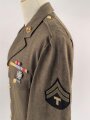 U.S. Army 2. Weltkrieg, "Class A" Ausgehuniform , sehr guter Zustand, datiert 1940, size 40L.
