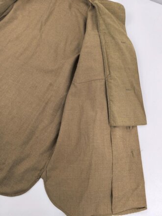 U.S. Army 2. Weltkrieg, Hemd für Mannschaften, spezielle Ausführung mit " gas flap",. Getragenes Stück, Grösse 15 1/2 - 33