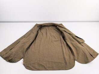 U.S. Army 2. Weltkrieg, Hemd für Mannschaften, spezielle Ausführung mit " gas flap",. Getragenes Stück, Grösse 15 1/2 - 33