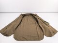 U.S. Army 2. Weltkrieg, Hemd für Mannschaften, spezielle Ausführung mit " gas flap",. Getragenes Stück, Grösse 15 1/2 - 33