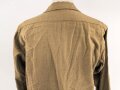 U.S. Army 2. Weltkrieg, Hemd für Mannschaften, spezielle Ausführung mit " gas flap",. Getragenes Stück, Grösse 15 1/2 - 33
