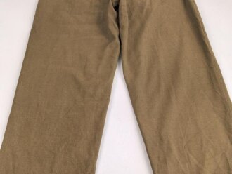 U.S. Army 2. Weltkrieg, Hose für Mannschaften, Modell 1937, getragenes Stück