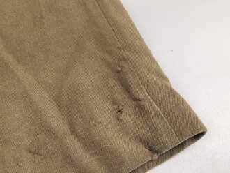 U.S. Army 2. Weltkrieg, Hose für Mannschaften, Modell 1937, getragenes Stück