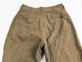 U.S. Army 2. Weltkrieg, Hose für Mannschaften, Modell 1937, getragenes Stück