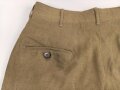 U.S. Army 2. Weltkrieg, Hose für Mannschaften, Modell 1937, getragenes Stück