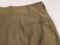 U.S. Army 2. Weltkrieg, Hose für Mannschaften, Modell 1937, getragenes Stück