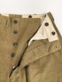 U.S. Army 2. Weltkrieg, Hose für Mannschaften, Modell 1937, getragenes Stück