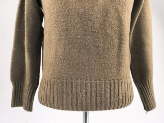 U.S. Army 2. Weltkrieg ?, "High net sweater" könnte auch nach dem Krieg produziert sein. getragenes Stück