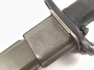 U.S. Army 2.Weltkrieg, Bajonett für M1 Garand. Datiert 1943, guter Gesamtzustand