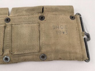 U.S. Army 2. Weltkrieg, Modell 1923 "Cartridge belt". Gebraucht